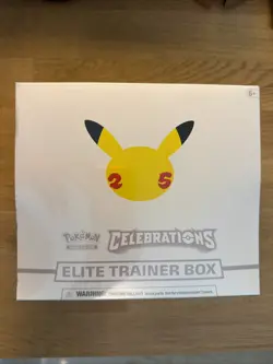 Pokemon Celebrations Pikachu ETB Factory Sealed Box Pokemon 25th Anniversary New - Image 1