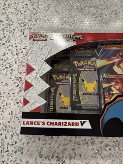 Pokemon TCG 25th Celebrations Lance’s Charizard V Collection Box New Sealed - Image 3