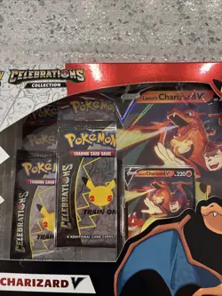 Pokemon TCG 25th Celebrations Lance’s Charizard V Collection Box New Sealed - Image 4