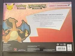Pokemon 25th Anniversary Celebrations Lances Charizard V Collection Box Sealed 820650809392 - Image 2