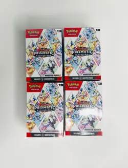 Pokemon TCG: S&V Prismatic Evolutions Booster Bundle Factory Sealed lot x4 - Image 1