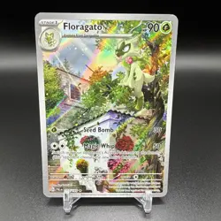 Pokemon TCG: Floragato 197/193 Illustration Rare Holo S&V Paldea Evolved - Image 1