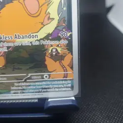 Team Rocket's Raticate 202/182 Destined Rivals Illustration Rare Pokemon TCG NM - Image 3