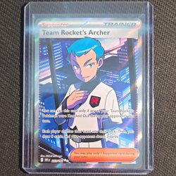 Team Rocket's Archer Pokemon TCG Sv10: Destined Rivals 223/182 UR Holo EN - Image 1