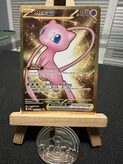 Pokemon TCG Mew ex 205/165 Scarlet & Violet 151 Hyper Rare Full Art Holo EN - Image 1