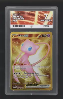 Mew Ex Hyper Rate 205/165 151 Ace 7 Pokemon Card English - Image 1