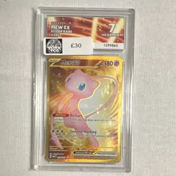 Mew Ex Hyper Rate 205/165 151 Ace 7 Pokemon Card English - Image 4
