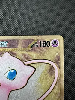 Mew ex - 205/165 - Pokemon 151 Secret Rare Metal Card NM - Image 3