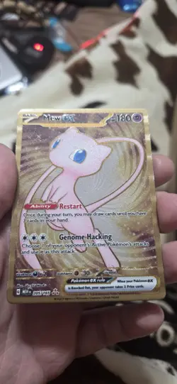 MEW EX (METAL CARD) POKEMON 205/165 2023 SCARLET&V 151 PROMOS NEAR MINT EN - Image 2
