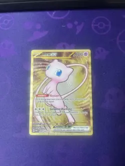 Pokemon 151 Mew ex Metal Gold #205/165 Scarlet & Violet UPC Card - Image 3