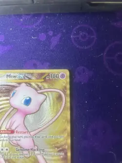 Pokemon 151 Mew ex Metal Gold #205/165 Scarlet & Violet UPC Card - Image 5