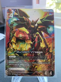 Gundam Virsago LR+ GD02-037 Dual Impact Gundam Card Game - Image 1