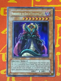 YUGIOH VENNOMINON THE KING OF POISONOUS SNAKES ULTRA RARE 1ST EDITION TAEV-EN014 - Image 1