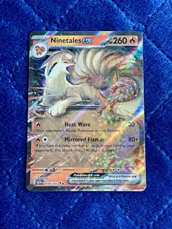 Ninetails EX 038/165 Scarlet & Violet 151 Double Rare Holo Pokemon TCG - Image 1