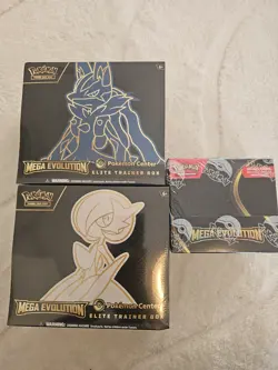 Mega Evolution Pokemon Center ETB Bundle and Mega Evolution Enhanced Booster Box - Image 1