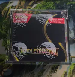 Pokemon TCG - Mega Evolution - Enhanced Booster Box - w/ Acrylic Case - Image 1
