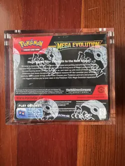 Pokemon TCG Mega Evolution Enhanced Booster Box W Acrylic Case! SHIPS FAST - Image 2