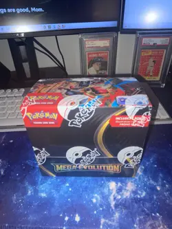 Pokemon TCG Mega Evolution Enhanced Booster Box w/ Acrylic Case - Image 2