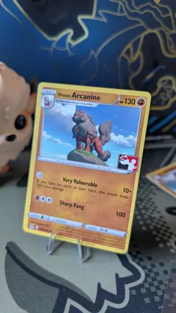 Pokemon TCG Hisuain Arcanine 084/196, Non Holo Rare - Play! Prize Pack S3 - LP - Image 1