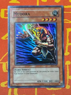 YUGIOH MUDORA SUPER RARE EXCELLENT DCR-076 - Image 1