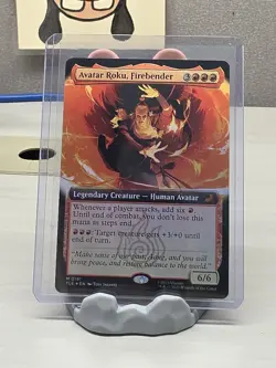 Avatar Roku, Firebender (Extended Art) Foil #191 MTG: Avatar The Last Airbender - Image 1