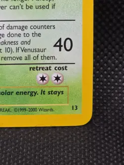 Pokemon Card - Venusaur 13/53 Holo Rare WOTC Promo - Wizards Black Star Promo LP - Image 5