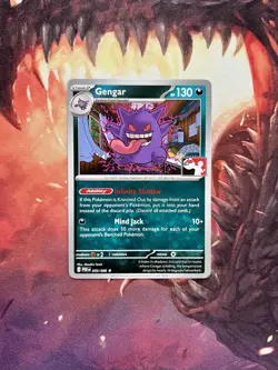 Gengar 050/088 Prize Pack Series 9 Non Holo Play! Pokemon Stamped Promo Card 👻 - Image 2