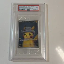 PIKACHU VAN GOGH WITH GREY FELT HAT SVP EN 085 PROMO POKEMON CARD-SEALED - Image 1