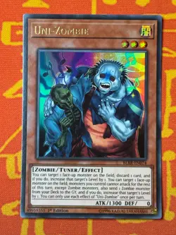 YUGIOH UNI-ZOMBIE ULTRA RARE 1ST EDITION NM BLRR-EN074 - Image 1