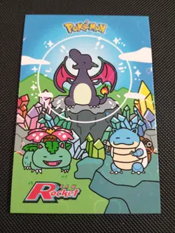 Bubble Shiny Charizard Heart Holo Team Rocket Card Database Peru Pokemon - Image 1