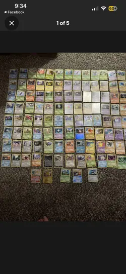 Pokemon TCG Pikachu 85-Card Mixed Lot w/ Holo & Regular Cards, English - Image 1