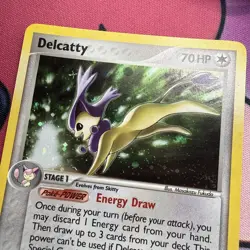 Delcatty 8/108 Holo Rare EX Power Keepers 2007 Vintage Pokemon Card NM Read Desc - Image 4