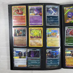 100+ Pokemon Card Lot Modern and Vintage Binder Collection (Binder Included) - Image 2