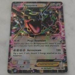 The Pokemon Company M Rayquaza EX 76/108 XY Holo Ultra Rare Mega EX Card - Image 1