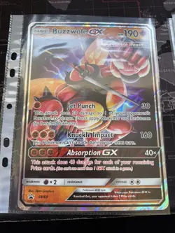 Pokemon TCG Buzzwole GX SM 69 Holo Jumbo Oversized Card - Image 1