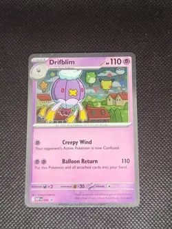 Pokemon TCG Drifblim 006 Mega Evolutions Black Star Promo Holo Card Cosmo - Image 1