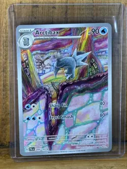 Pokemon Arctibax Holo IR TCG Card 209/193 Sv02: Paldea Evolved - Image 1