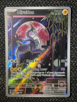 Pokemon TCG Holo Rare Miraidon Promo Card 013 Scarlet & Violet M NM English - Image 2