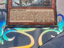 BLMR-EN059 Danger! Nessie! Quarter Century Rare 1st Edition Near Mint YuGiOh TCG - Image 4