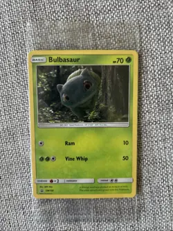 Pokemon TCG Bulbasaur Promo Card SM198 Detective Pikachu Edition (Sealed) - Image 1