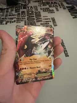 NM Pokemon Groudon-EX TCG Holo Promo Card XY XY42 - Image 1