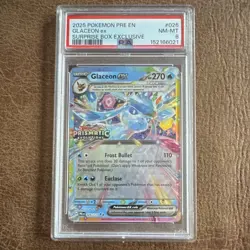 The Pokemon Company Pokemon TCG Glaceon ex 026/131 PSA 8 Promo Holo ENG 2025 - Image 1