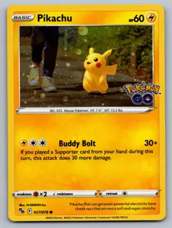 Pikachu (Cosmos Holo) 027/078 Promo Miscellaneous Cards & Products Pokemon NM - Image 1