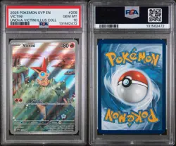 Pokemon Co. PSA 10 Victini 208 SV Promo Holo English 2025 Pokemon TCG Card - Image 3