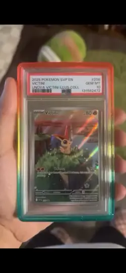 Pokemon Co. PSA 10 Victini 208 SV Promo Holo English 2025 Pokemon TCG Card - Image 4
