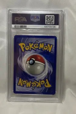 1999 Pokemon Base Set Shadowless Chansey Holo Rare 3/102 PSA 7 English - Image 2