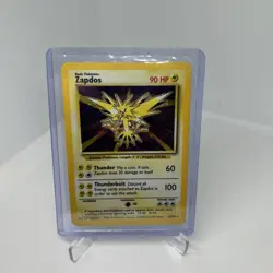 Pokemon TCG Zapdos Base Set 16/102 Holo Unlimited Holo Rare - Image 1