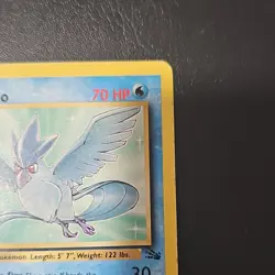 Pokemon TCG Articuno 17/62 Fossil Rare Regular 1999 70 HP English WOTC - Image 2