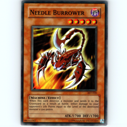 Yugioh Needle Burrower AST-020 Unlimited Super Rare Holo - NM 💎 - Image 1