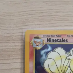 Pokemon TCG Ninetales 12/102 Base Set Holo Rare Unlimited LP - Image 3